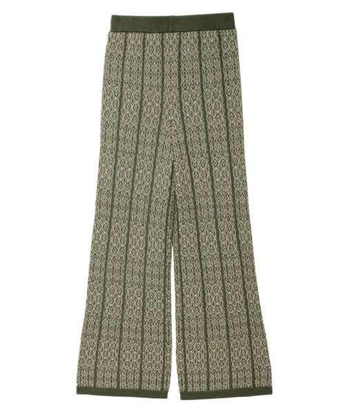 LAGUNAMOON(ラグナムーン)の「アラベスクパターンニットパンツ(その他パンツ・レディース・ブラック/ベージュ/カーキ・SMALL/MEDIUM)」の13枚目の写真