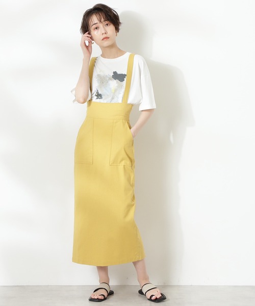 N.(N. Natural Beauty Basic)(エヌエヌナチュラルビューティーベーシック)の「ニュアンスプリントTシャツ(Tシャツ/カットソー・レディース・ホワイト/ベージュ・MEDIUM)」の6枚目の写真