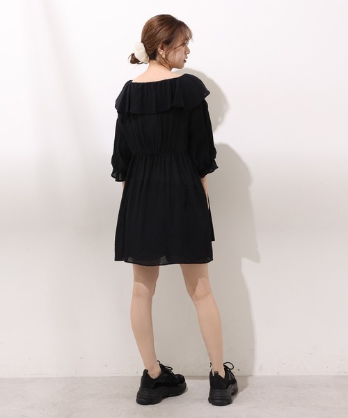 one after another NICE CLAUP（ワンアフターアナザーナイスクラップ）の「厚底スニーカー（スニーカー・レディース・ブラック/ピンク・LL/S/M/L）」の4枚目の写真