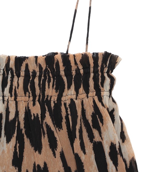 GANNI（ガニー）の「GANNI STRAP TOP F5857（タンクトップ・レディース・レオパード・36）」の3枚目の写真