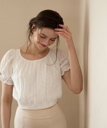 シャツ/ブラウス(半袖/袖なし) mangata Gardenia hook blouse mangata（モンガータ）の「Gardenia hook blouse（シャツ/ブラウス