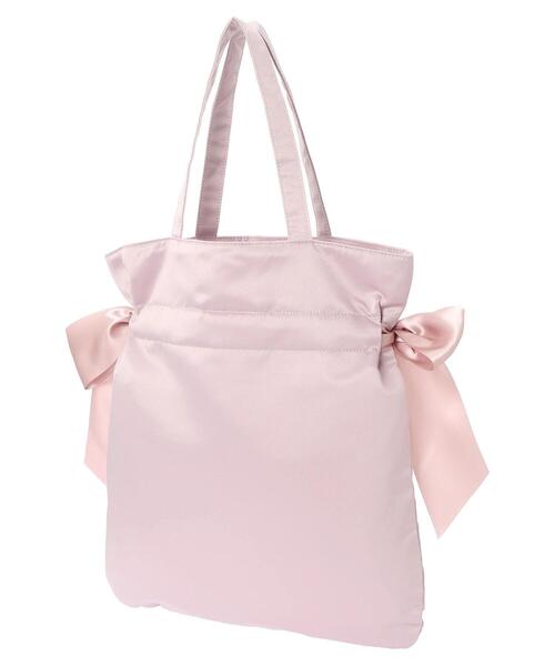 Maison de FLEUR（メゾンドフルール）の「ダブルリボントートバッグ（トートバッグ・レディース・ブラック/ネイビー/ブルー/ピンク系その他3/スモーキーグリーン系・FREE）」の8枚目の写真