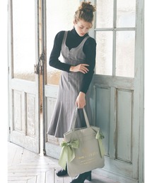 ダブルリボントートバッグ