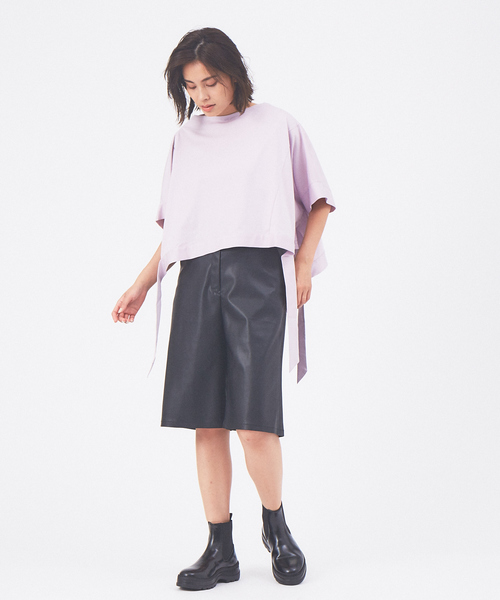 qualite（カリテ）の「ラウンドヘムカットソー（Tシャツ