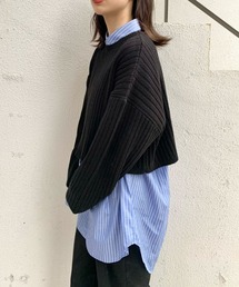 CIAOPANIC | リブショートニットプルオーバー(ニット/セーター)