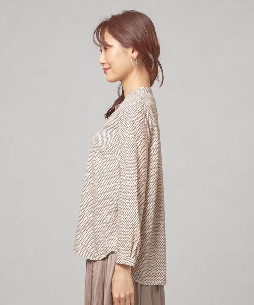 closet story(クローゼットストーリー)の「<closet story(クローゼットストーリー)> 2ツブ ドット スタンドカラー ブラウス(シャツ/ブラウス・レディース・ホワイト/ブラック/シャーベット・FREE)」の13枚目の写真