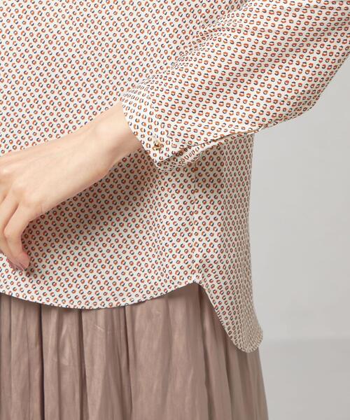 closet story(クローゼットストーリー)の「<closet story(クローゼットストーリー)> 2ツブ ドット スタンドカラー ブラウス(シャツ/ブラウス・レディース・ホワイト/ブラック/シャーベット・FREE)」の11枚目の写真