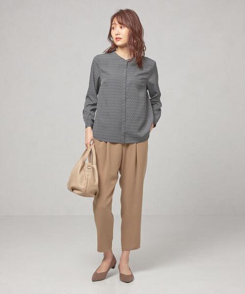 closet story(クローゼットストーリー)の「<closet story(クローゼットストーリー)> 2ツブ ドット スタンドカラー ブラウス(シャツ/ブラウス・レディース・ホワイト/ブラック/シャーベット・FREE)」の16枚目の写真