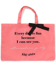 algy | ガーリーロゴレッスンバッグ(ハンドバッグ)