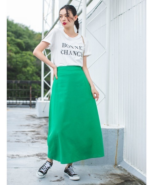 fifth（フィフス）の「セミフレアロングスカート（スカート・レディース・グリーン/モカ・SMALL/MEDIUM）」の15枚目の写真