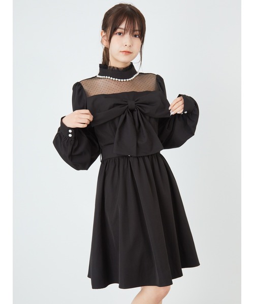 セール Bigリボンワンピース ワンピース Ank Rouge アンクルージュ のファッション通販 Zozotown