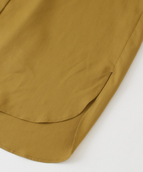 URBAN RESEARCH DOORS（アーバンリサーチドアーズ）の「バンドカラーワイドシャツ（シャツ/ブラウス・レディース・ダークブラウン/マスタード/グレー系その他・ONE）」の16枚目の写真