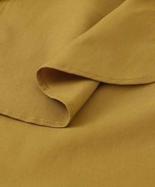 URBAN RESEARCH DOORS（アーバンリサーチドアーズ）の「バンドカラーワイドシャツ（シャツ/ブラウス・レディース・ダークブラウン/マスタード/グレー系その他・ONE）」の7枚目の写真