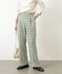 Simplicite | ダブルツイルチェックパンツ◆(その他パンツ)