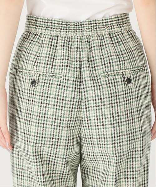 Simplicite（サンプリシテ）の「ダブルツイルチェックパンツ◆（その他パンツ・レディース・ブラック/グリーン/キャメル・FREE）」の13枚目の写真