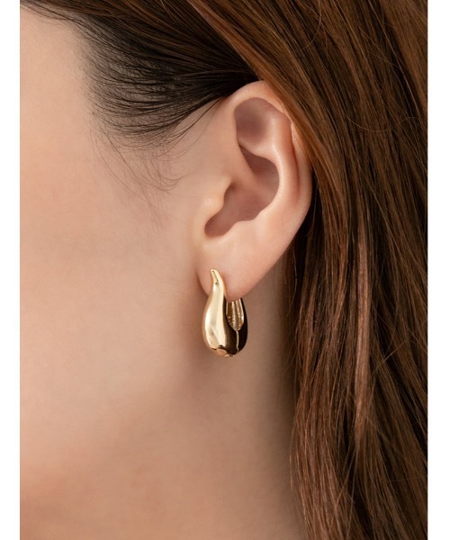 fifth（フィフス）の「ミニフープピアス（ピアス（両耳用）・レディース・ゴールド/シルバー・FREE）」の2枚目の写真