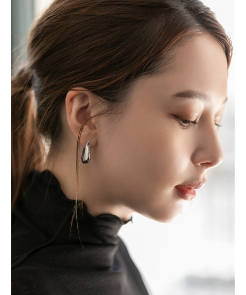 fifth（フィフス）の「ミニフープピアス（ピアス（両耳用）・レディース・ゴールド/シルバー・FREE）」の11枚目の写真