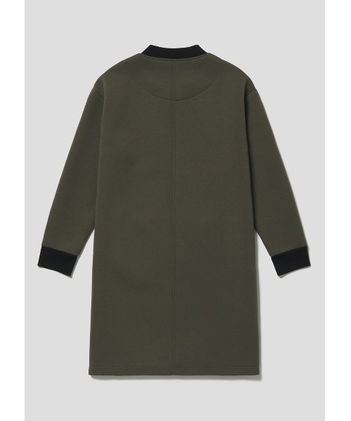 Design Tshirts Store graniph(デザイン ティーシャツ ストア グラニフ)の「オーバルフォレスト|ロングジップブルゾン(ブルゾン・レディース・カーキ・FREE)」の8枚目の写真