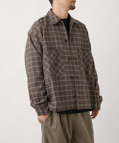 COLONY 2139（コロニートゥーワンスリーナイン）の「チェック柄シャツ ※ユニセックス対応（シャツ/ブラウス・メンズ・ブラック/ブラウン・MEDIUM/LARGE）」の3枚目の写真