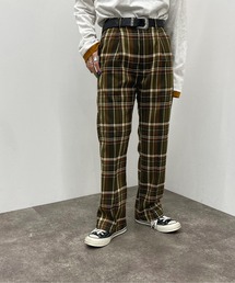 apres jour mignon | チェックストレートパンツ【SETUP着用可能】【ZOZOTOWN限定アイテム】(その他パンツ)