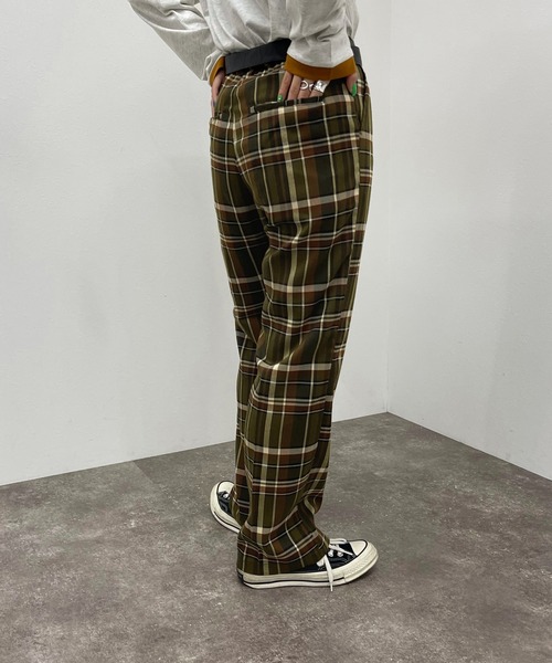 apres jour mignon（アプレジュールミニョン）の「チェックストレートパンツ【SETUP着用可能】【ZOZOTOWN限定アイテム】（その他パンツ・レディース・ベージュ/カーキ/ブラウン系その他・SMALL/MEDIUM/X-LARGE）」の20枚目の写真