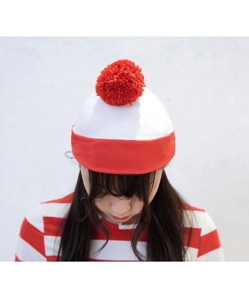 おしゃれスタ（オシャレスタ）の「おしゃれスタ　ウォーリーを探せ！　4点セット　コスプレ　ライブ配信やイベントにも！（コスチューム/パーティーグッズ・レディース・レッド・M/L/XL）」の10枚目の写真