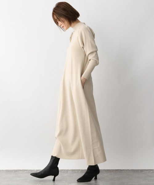 e/rm（イーアールエム）の「【e/rm】ミリオンホットカタパフワンピース　239219（ワンピース・レディース・ブラック/ライトベージュ/グリーン系その他7/ベージュ系その他/オレンジ系その他5/ライトブルー/チャコールグレー・FREE）」の20枚目の写真