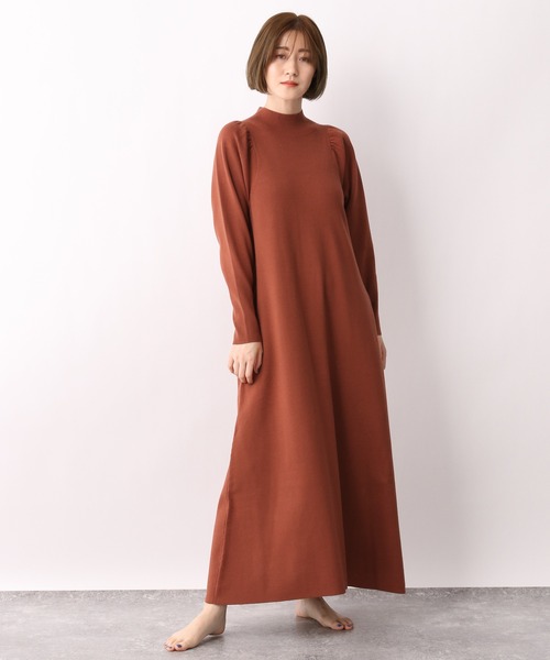 e/rm（イーアールエム）の「【e/rm】ミリオンホットカタパフワンピース　239219（ワンピース・レディース・ブラック/ライトベージュ/グリーン系その他7/ベージュ系その他/オレンジ系その他5/ライトブルー/チャコールグレー・FREE）」の14枚目の写真