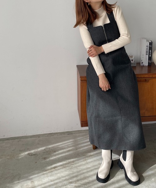 210nouve(トゥージュヌーブ)の「サイドゴアチェルシーブーツ(ブーツ・レディース・ホワイト/ブラック・36/38/37/39/35)」の13枚目の写真