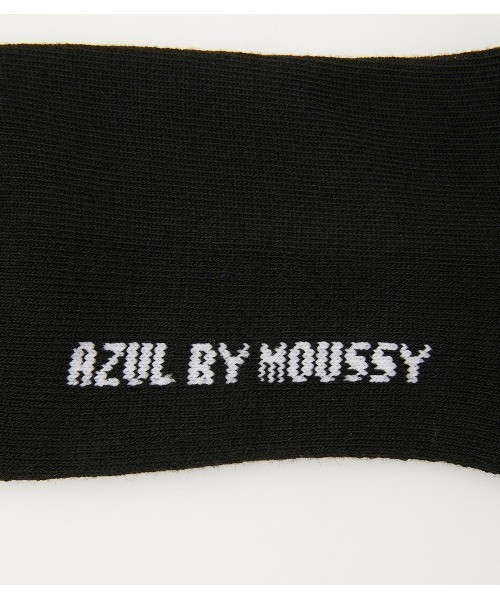 AZUL by moussy(アズールバイマウジー)の「AZUL BOX LOGO LOW CUT SOCKS/AZULボックスロゴローカットソックス(ソックス/靴下・メンズ・杢グレー/ブラック/ホワイト・FREE)」の12枚目の写真
