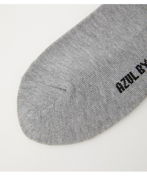 AZUL by moussy(アズールバイマウジー)の「AZUL BOX LOGO LOW CUT SOCKS/AZULボックスロゴローカットソックス(ソックス/靴下・メンズ・杢グレー/ブラック/ホワイト・FREE)」の15枚目の写真