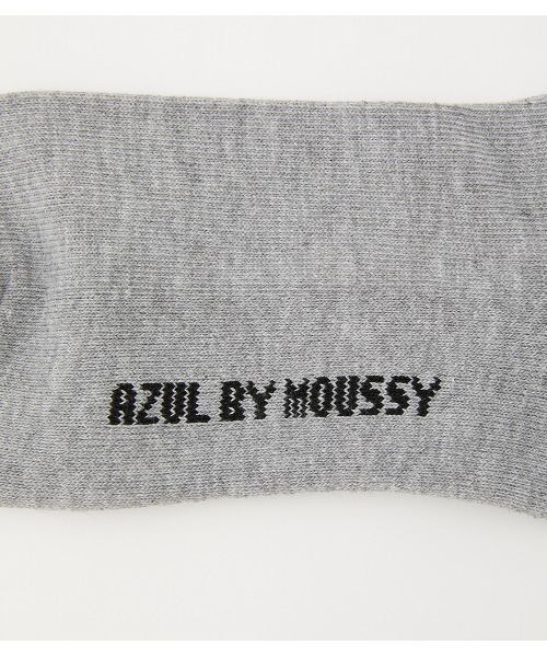 AZUL by moussy(アズールバイマウジー)の「AZUL BOX LOGO LOW CUT SOCKS/AZULボックスロゴローカットソックス(ソックス/靴下・メンズ・杢グレー/ブラック/ホワイト・FREE)」の17枚目の写真