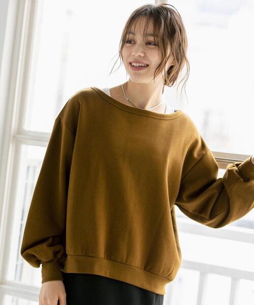 FEELING MADE(フィーリングメイド)の「FEELING MADE ウォームソフトスウェット 2WAY カーディガン(カーディガン/ボレロ・レディース・ブラック/ブラウン/グレー・FREE)」の9枚目の写真