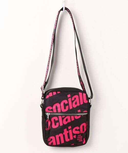 ANTI SOCIAL SOCIAL CLUB（アンチソーシャルソーシャルクラブ）の「Antisocialsocialclub/アンチソーシャルソーシャルクラブ/Belong 2 You SideBag（ショルダーバッグ・メンズ・イエロー/ブラック・FREE）」の2枚目の写真