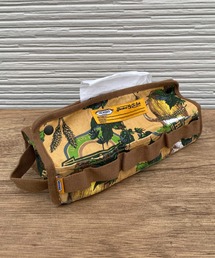 grn（ジーアールエヌ）の「［grn ジーアールエヌ］PRINT TISSUE CASE 総柄プリント ティッシュケース GG114033Q（収納グッズ・メンズ）」