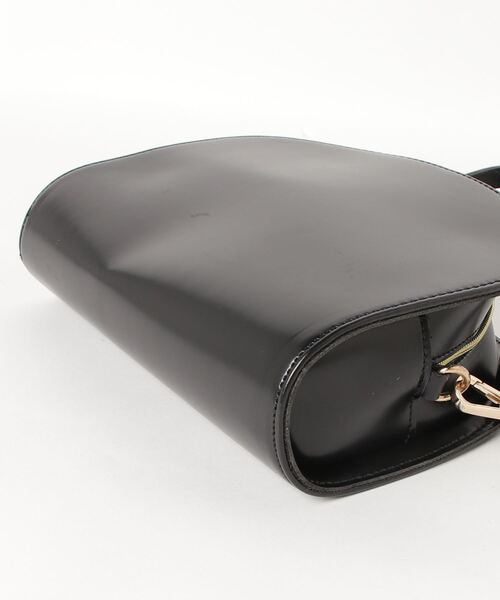 MAISON BREEZE（メゾンブリーズ）の「【MAISON BREEZE】M.B.Zハーフムーンショルダー KNF（ショルダーバッグ・レディース・ブラック/ワイン/ブラウン・FREE）」の8枚目の写真