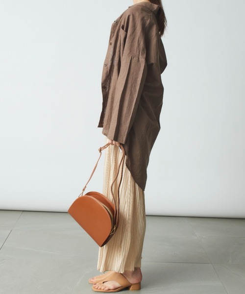 MAISON BREEZE（メゾンブリーズ）の「【MAISON BREEZE】M.B.Zハーフムーンショルダー KNF（ショルダーバッグ・レディース・ブラック/ワイン/ブラウン・FREE）」の11枚目の写真