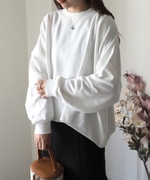 Riberry | バックステッチショートプルオーバー(スウェット)