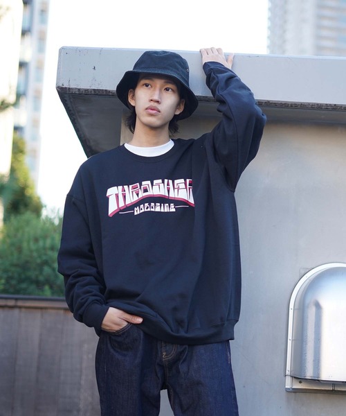 セール】FIRME LOGO CREW SWEAT/スラッシャーロゴスウェット
