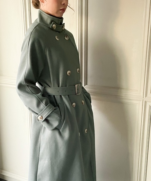 JUNOAH（ジュノア）の「2wayスタンドカラーロングコート（その他