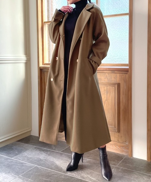 JUNOAH（ジュノア）の「2wayスタンドカラーロングコート（その他