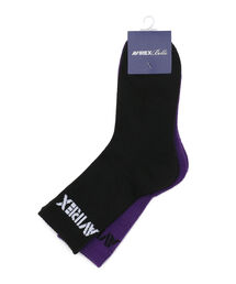 AVIREX | 【Women's】バーコード リブ ソックス / BARCODE RIB SOCKS / アヴィレックス / AVIREX(ソックス/靴下)