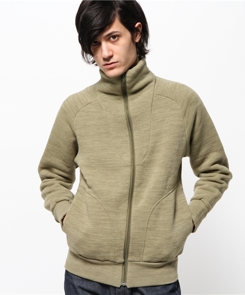 LOCALINA(ロカリナ)の「MERIYASU / GYM Jacket(ジャージ・メンズ・オリーブ・1/2/3)」の1枚目の写真