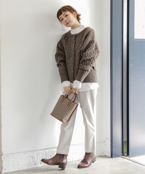 studio CLIP（スタディオクリップ）の「ダブルフロントダンレースブラウス（シャツ/ブラウス・レディース・グレー/オフホワイト/スモーク・MEDIUM/LARGE）」の16枚目の写真