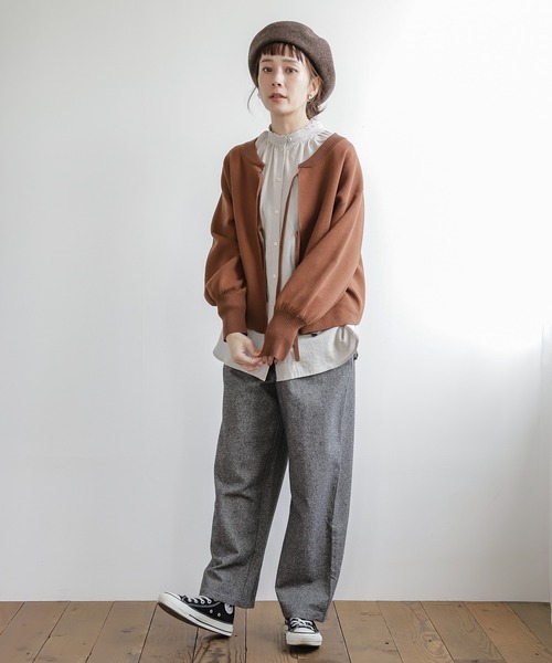 studio CLIP（スタディオクリップ）の「ダブルフロントダンレースブラウス（シャツ/ブラウス・レディース・グレー/オフホワイト/スモーク・MEDIUM/LARGE）」の17枚目の写真