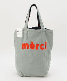 hint hint | 【WEB限定】【hint hint/ヒントヒント】merci リバーシブルトートバッグ チェック柄(トートバッグ)