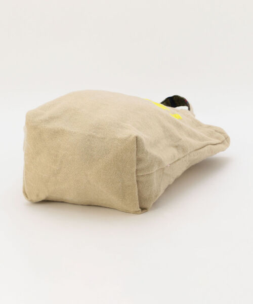 hint hint（ヒントヒント）の「【WEB限定】【hint hint/ヒントヒント】merci リバーシブルトートバッグ チェック柄（トートバッグ・レディース・ベージュ/グレー/イエロー/ロイヤルブルー・FREE）」の8枚目の写真