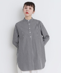 CHILD WOMAN | ギンガム スタンドチュニックブラウス(シャツ/ブラウス)