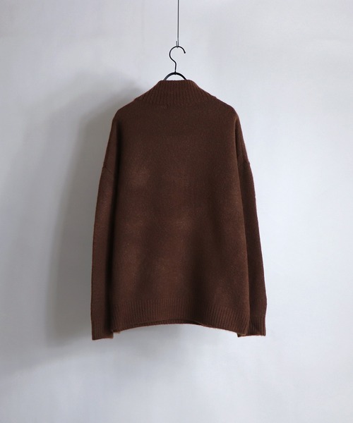 Confirm（コンファーム）の「Confirm / コンファーム ウールタッチルーズタートルニット（ニット/セーター・メンズ・モカ/チョコ/ナチュラル/グレイッシュベージュ・M/L）」の7枚目の写真