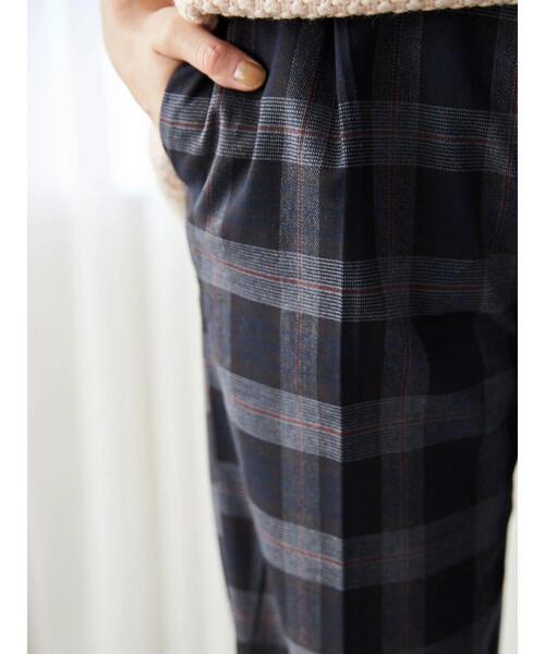 AMERICAN HOLIC（アメリカンホリック）の「サイドゴムチェックストレートパンツ（その他パンツ・レディース・ブラック系その他3/ブラウン系その他4・S/M/L）」の18枚目の写真